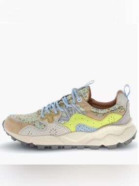 NWT Flower Mountain Yamano 3 Sneaker in Cream Yellow